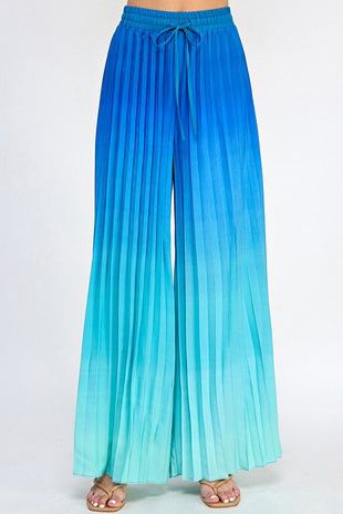 “Patricia” Pleated Ombre Pants